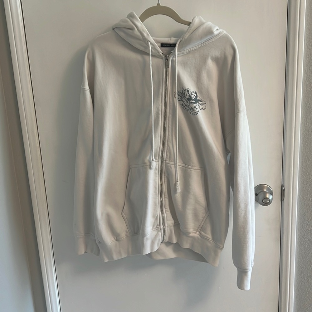 Brandy Melville Zip Up Hoodie